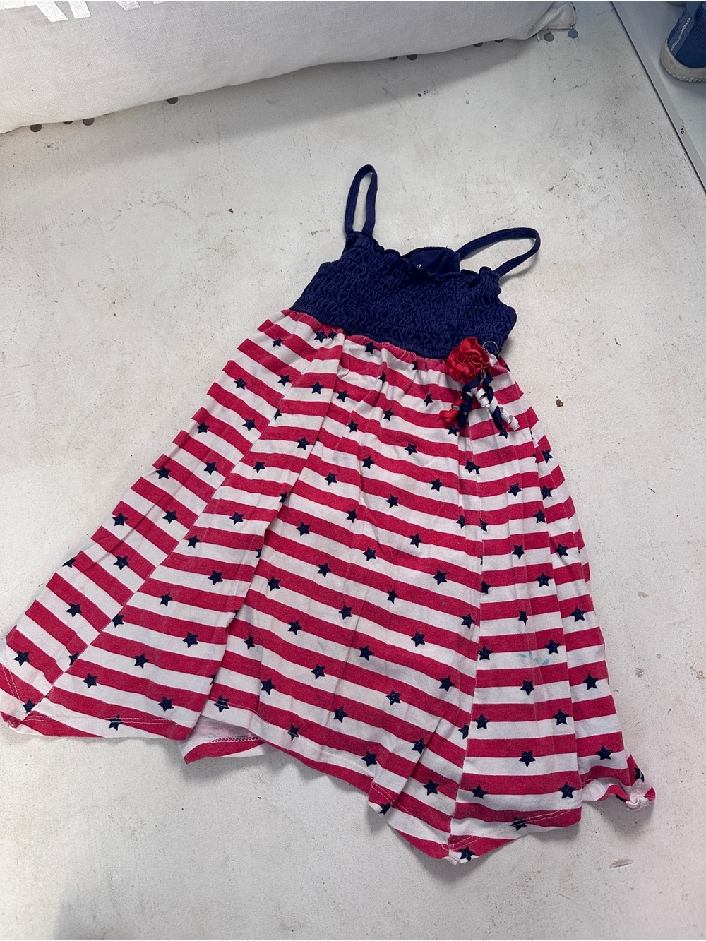 jumping beans Navy, Red & White Star Stripe Sundress